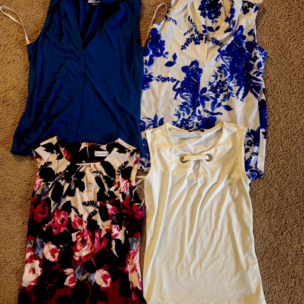 Calvin Klein And Tommy Hilfiger Sleeveless Dress Tops Set